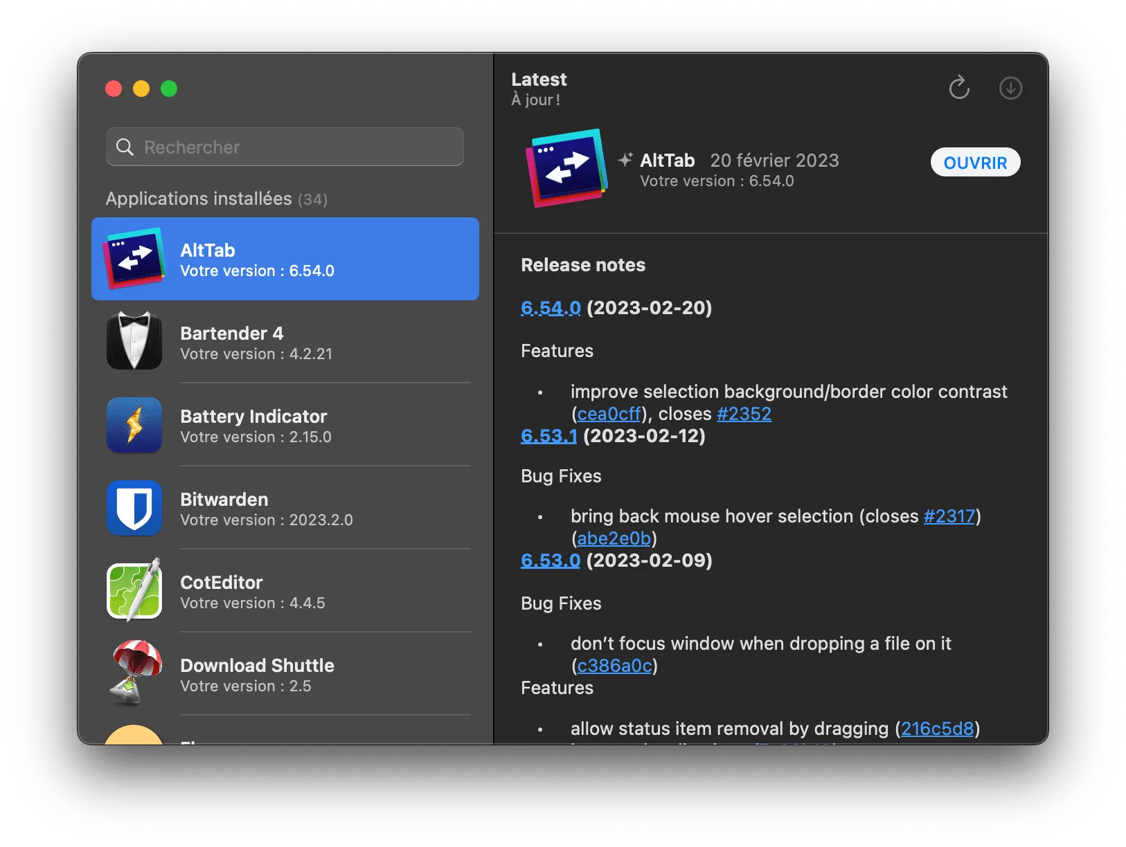 updater latest mac