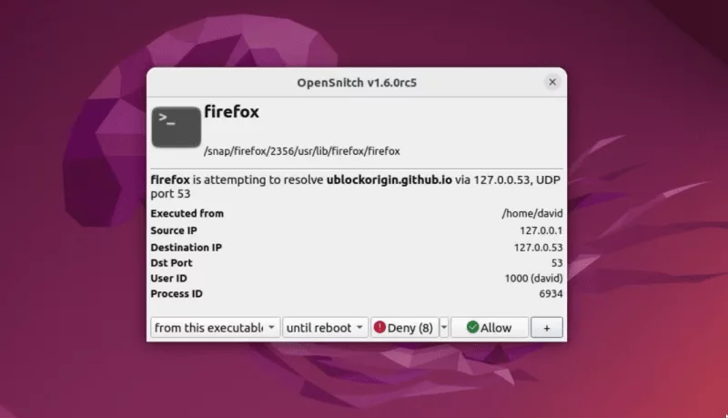 installer opensnitch linux