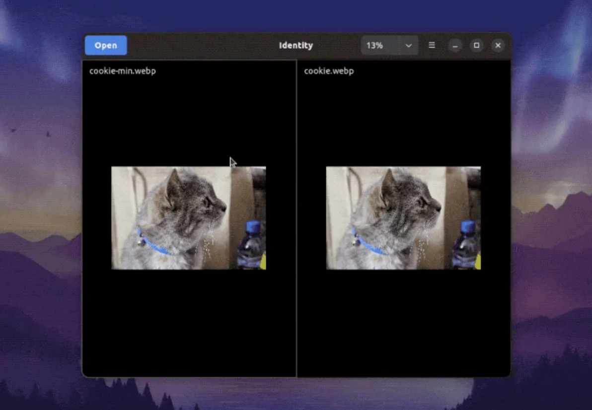 comparer image avec identity