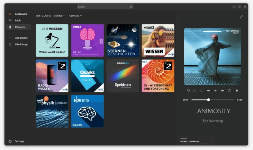 musicpod linux