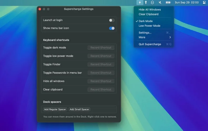 supercharge pour mac