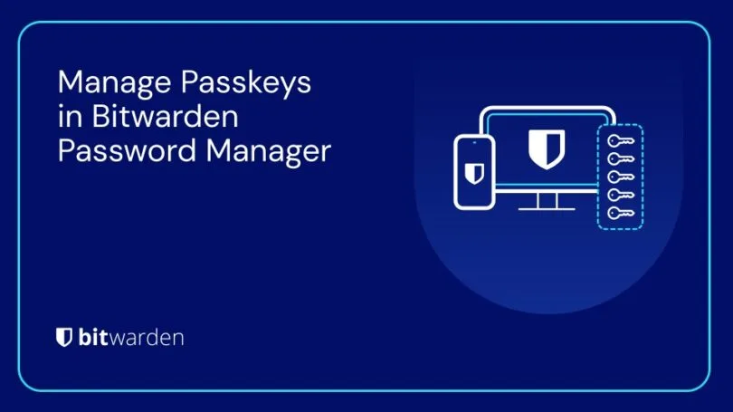 passkeys bitwarden password manager