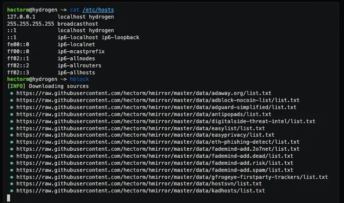 hblock alternative ublock