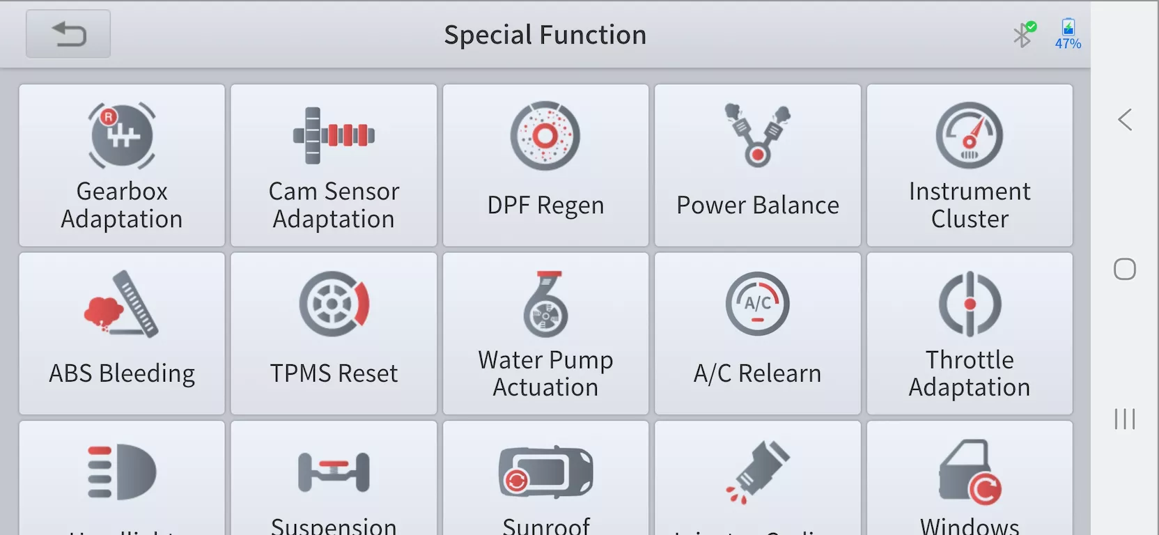 fonctions speciales anyscan xtool a30m