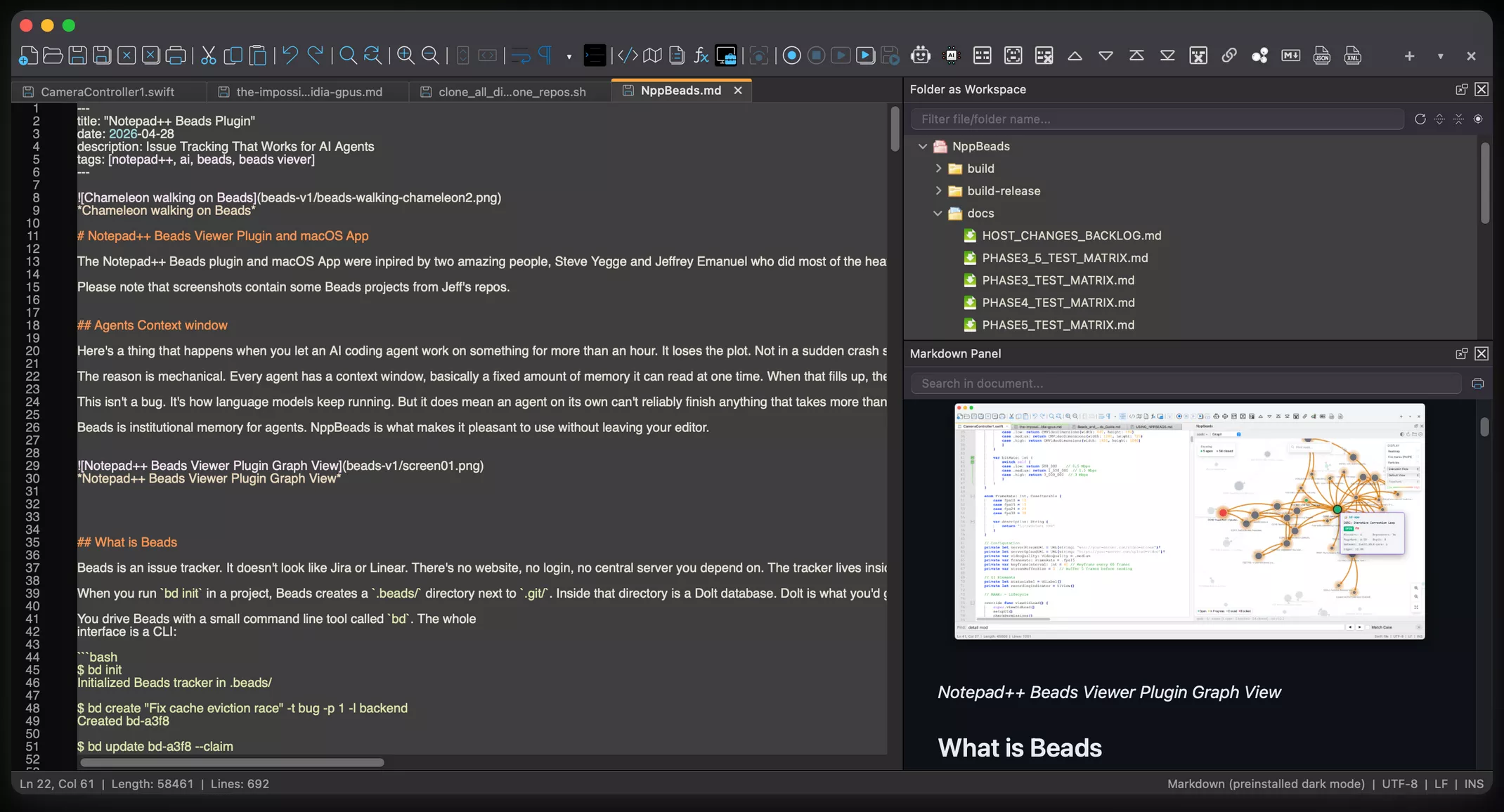 nextpad++ ide pour macos