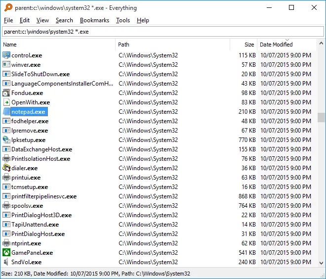 everything alternative recherche windows